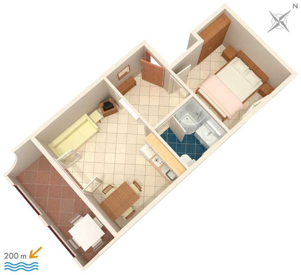 Apartments With A Parking Space Baska Voda, Makarska - 2709 Exterior foto